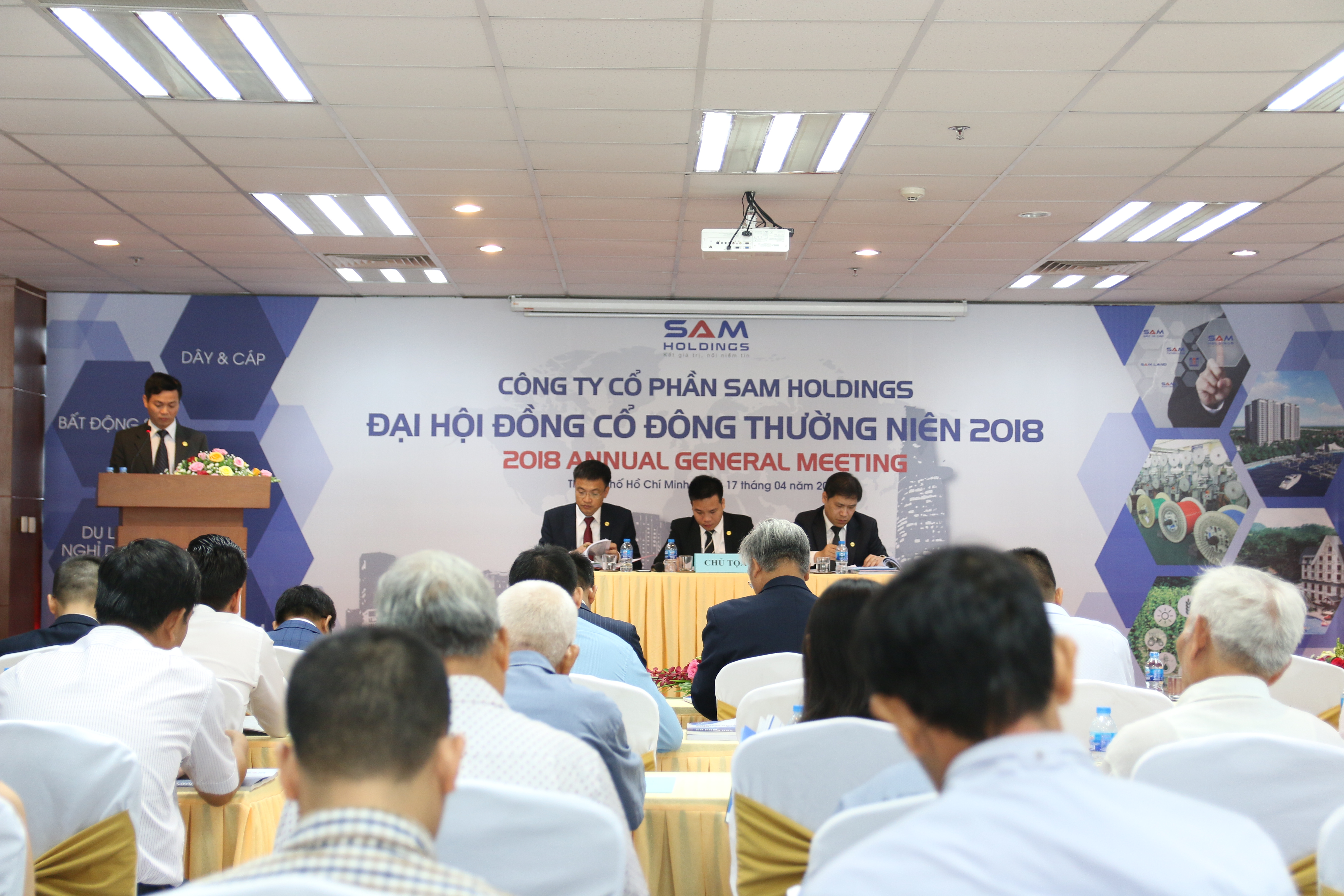 Đại hội đồng cổ đông SAM: đặt mục tiêu thành công ty tỷ đô, tăng vốn lên tối đa 3.500 tỷ đồng Đại hội đồng cổ đông SAM: đặt mục tiêu thành công ty tỷ đô, tăng vốn lên tối đa 3.500 tỷ đồng
